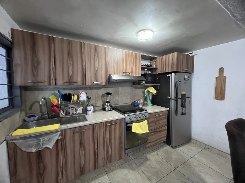 Cocina equipada en casa en venta Loma Dorada Norte, Tonalá, lista para habitar.